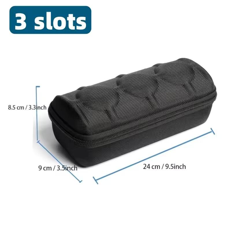 Portable Watch Travel Case, Storage Box Organizer with Sponge Insert for Apple Watch Huawei Samsung Smartwatch Multi Slot Holder