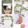 Beautifully Crafted 2x Artificial Wisteria Flower Vine With Vibrant Colors For Your Space