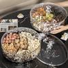 Soggiorno Tavolino da caffè Tavolo da pranzo Scatola per frutta secca Casa Vassoio per caramelle multi-scomparto con coperchio Scatola per frutta Ultimo Vassoio per snack Unico alla moda