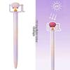 Funny BBQ Theme Color-Changing Pen Novelty Smooth Writing Rotating Refill Pen Neutral Design 0.5 Tip Writing Pen Office Use