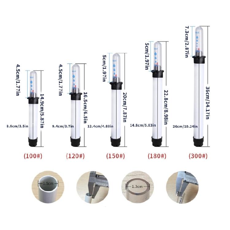 5Pcs Plastic Soil Moisture Devices Water Level Meter Visible Water Level Signs Flower Pot Water Shortage Reminder