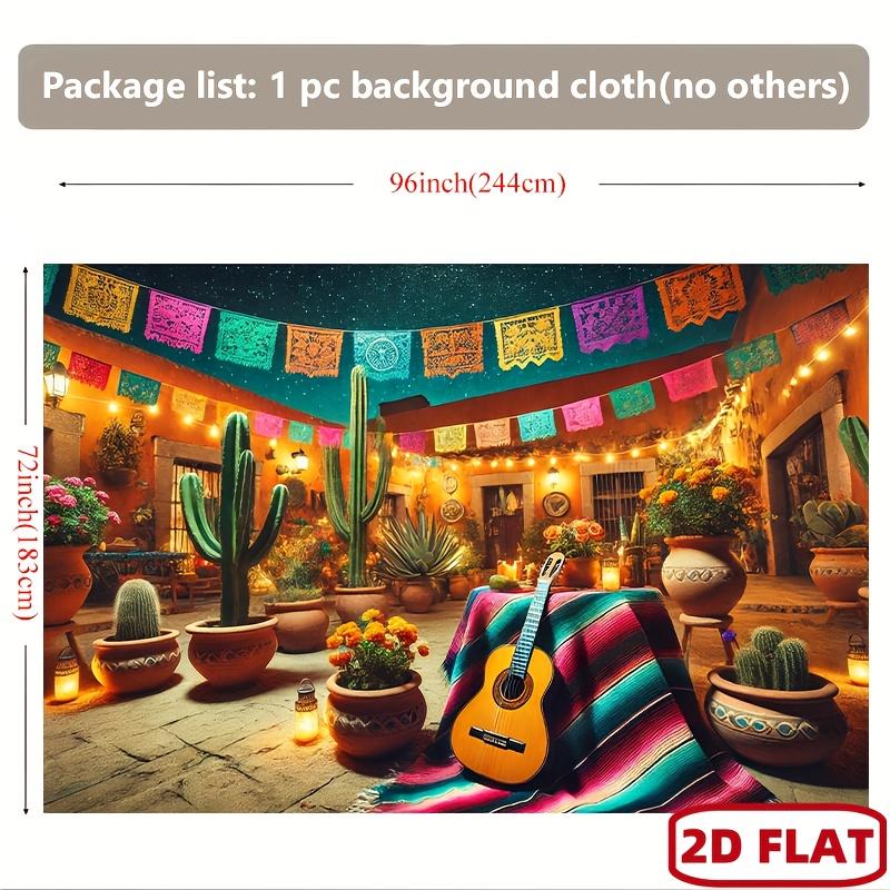 2D flat banner 1 colorful festival celebration backdrop - wall hanging decoration for home use