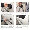 Steel Car Dent Repair Puller Set, Uncharged Car Body Dent Removal Tool Kit with Sliding Hammer and Pulling Tabs