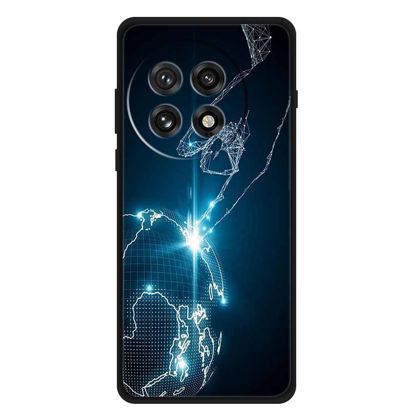 For OnePlus Ace 5 5G Phone Case Wolf Soft Black Silicone Case For OnePlus 13 5G Ace 5 Ace5 Pro 13R Back Cover Case Shockproof