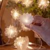 1.5M 10 LED Fiber Optic Fairy Light Battery-operated Garland Christmas Decoration Party Home Decor Flowers String Lights