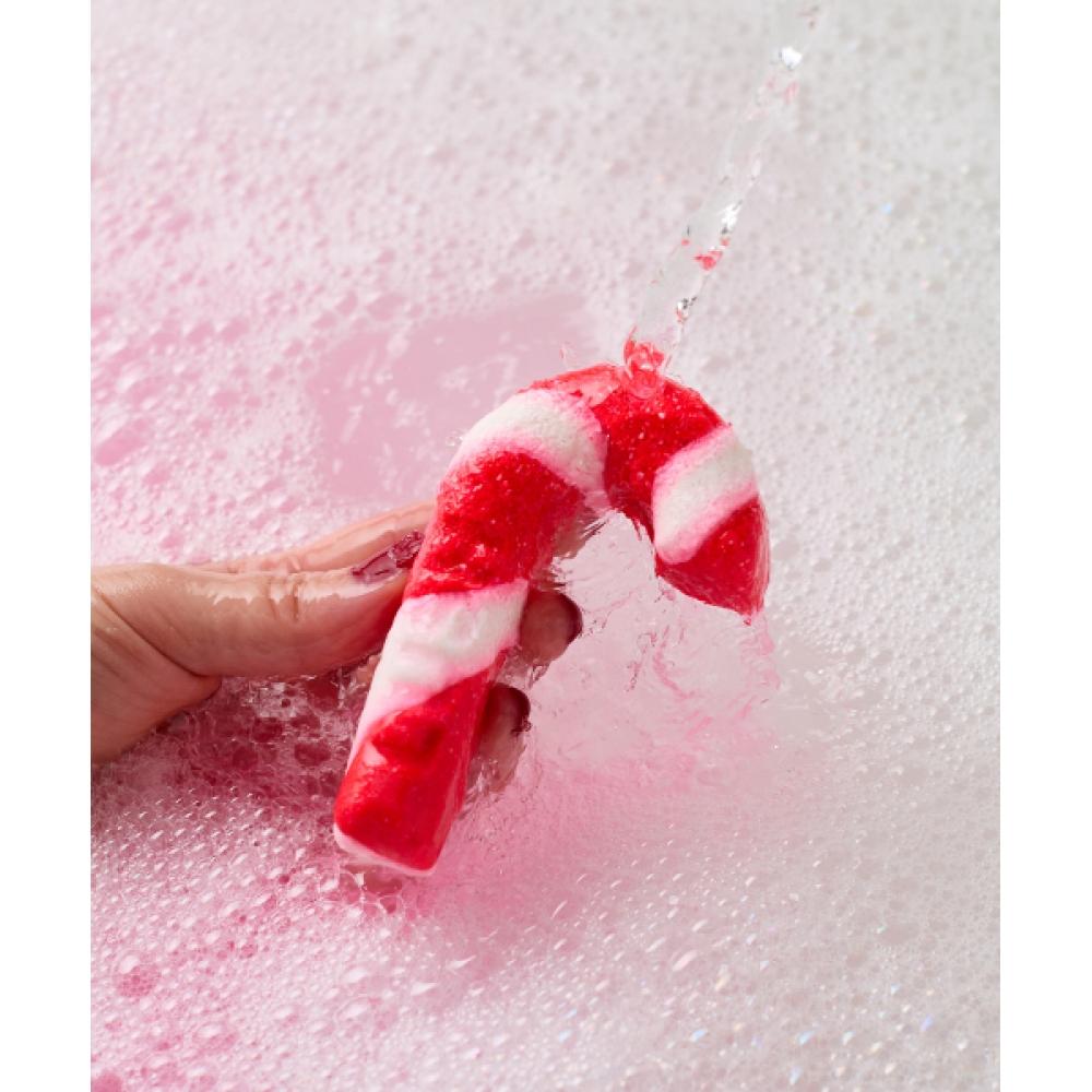 Lush Candy Cane 80g Reusable Bubble Bar Bath Salts