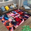 Ladybug Rug Ideal for Reading Room, Multi-purpose Office Chair Sofa Carpet, Anti-slip Printed Home Area Rug