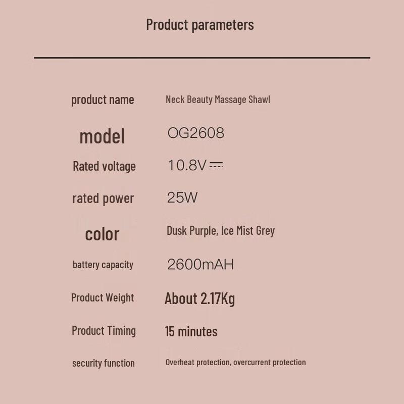 OGAWA OG2608 Neck and Shoulder Massager