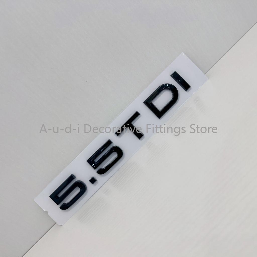 2026 Hot 3D ABS black TDI logo letter 1.9 2.0 2.5 3.0 4.0 5.0 TDI 30 35 40 45 50 55 TDI is suitable for Audi A3 A4 A5 A7 A8Q2 Q3 Q5 Q7 Q8