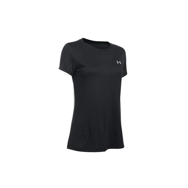 (WMNS) Under Armour Training Sports Short Sleeve Black Women s 1277207-001 S