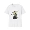 Samurai Warrior Illustration T-Shirt and Kids Tshirt | Retro Ink Brush Swordsman