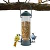 2 Sets Durable Hanging Finch Feeder Transparent Hanging Bird Feeder Wild Bird Feeder  Backyard