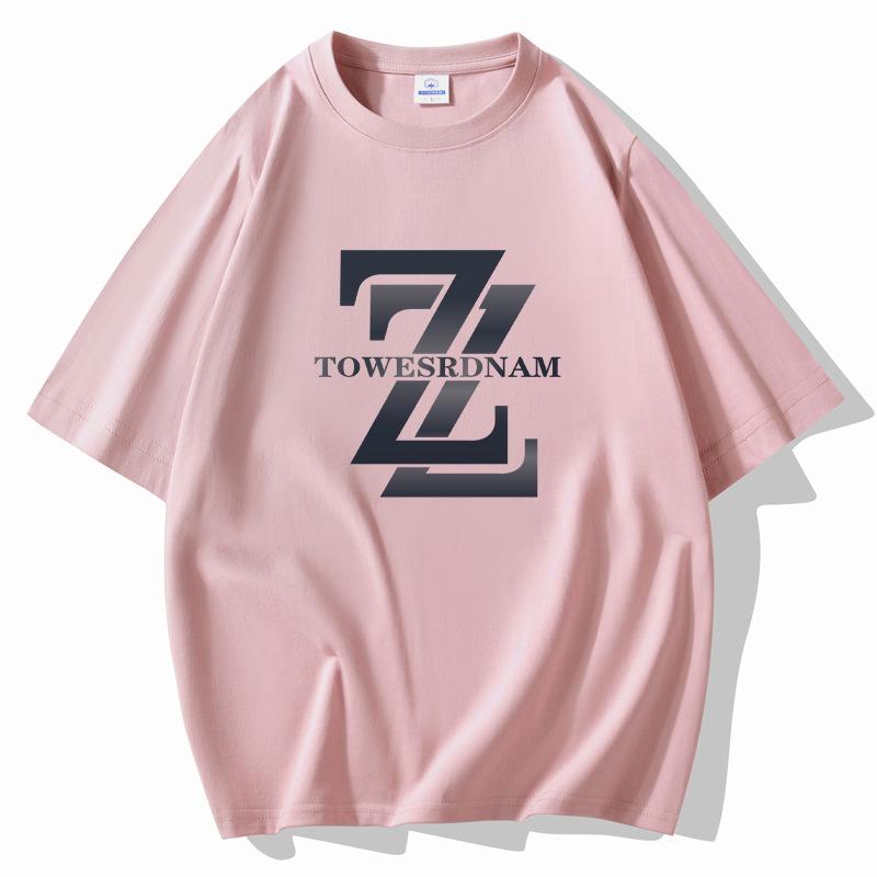 Men's 2025 Summer Trendy Pure Cotton Loose Round Neck Short Sleeve T-Shirt