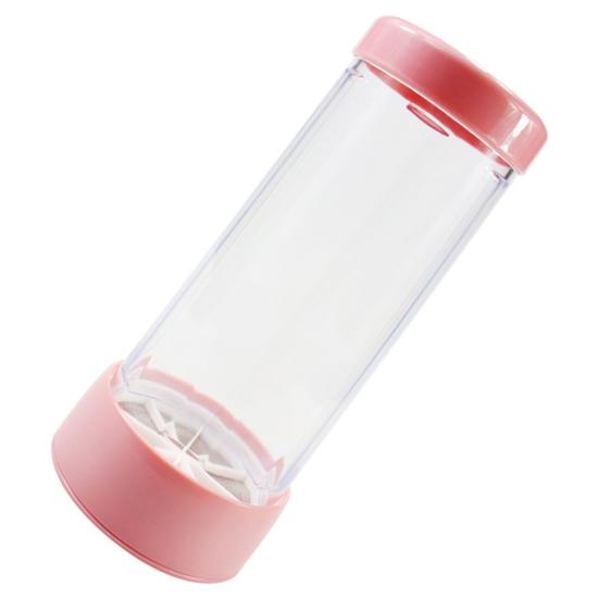 Flour Sieve Uniform Mesh Safe Baking Tool Handheld Rotating Transparent Sugar Shaker Dispenser for Home