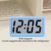 1pc Mini Battery Powered Digital Desk Clock Time Date 12-hour Display Table Clock  Wall-mounted LCD Clock With 4Pcs AG10 Battery