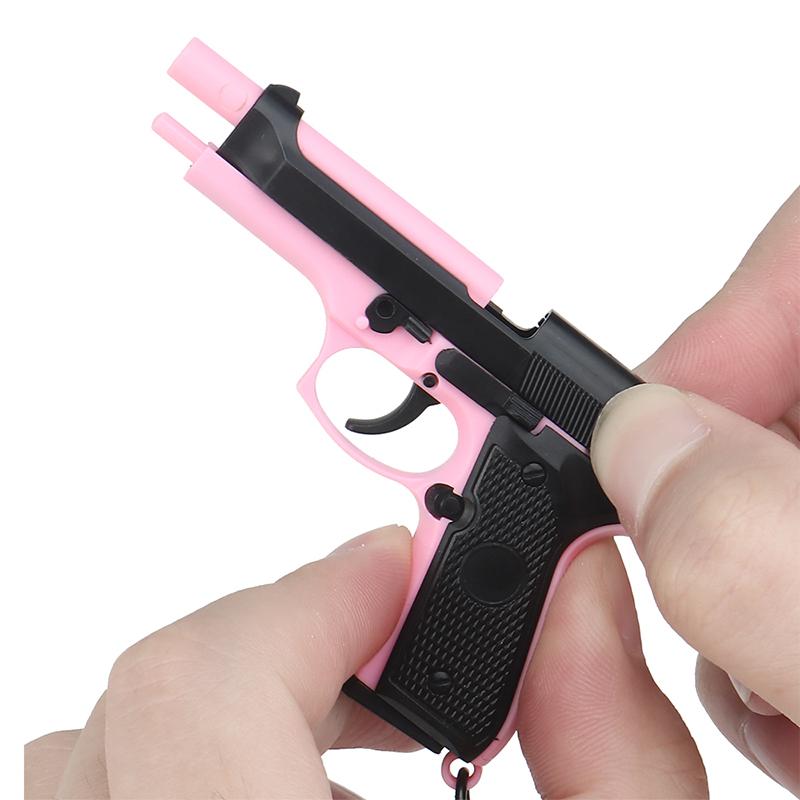 Llavero Táctico Mini En Forma De Pistola 92G - Diseño Trendy Y Compacto - ¡Para Tus Llaves!