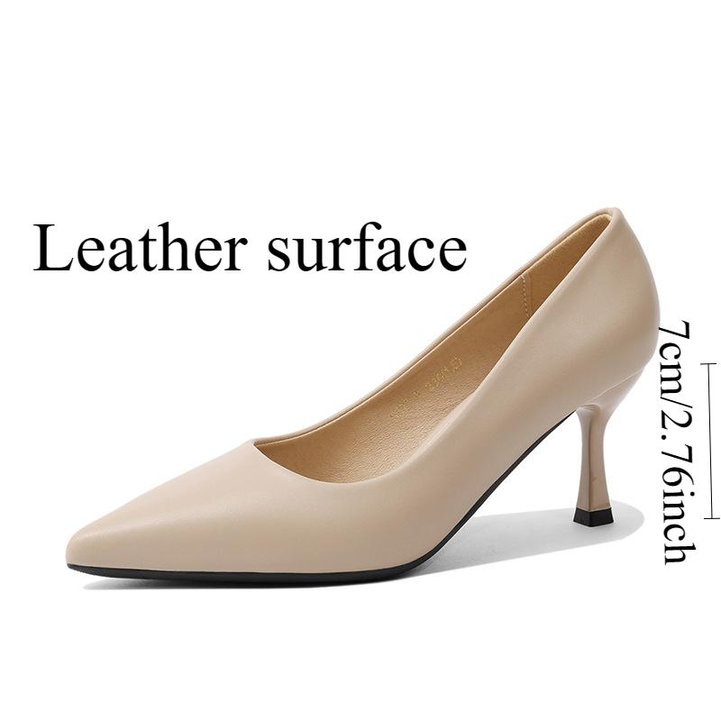 Pantofi cu toc înalt sexy profesioniști, cu vârf ascuțit, pantofi de lucru la modă, pantofi cu temperament pentru femei, pantofi de navetă