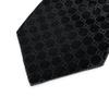Pristine GUCCI tie GG pattern GG logo wide tie black silk mens Used