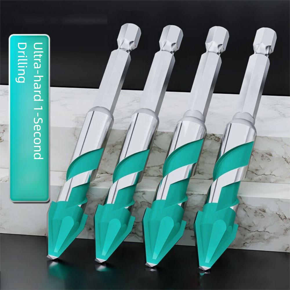 Four-Edged Sawtooth Drill Bit Serrated Skewed Head Concrete Drill Bit  Wall Drilling