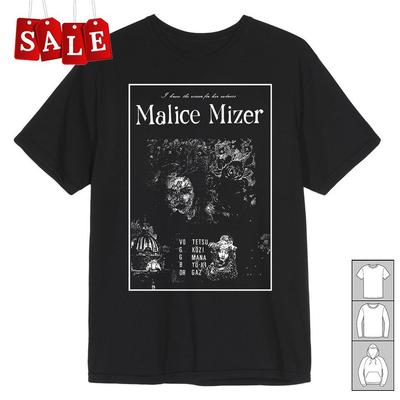 Nové Malice Mizer Vím důvod jejího smutku Unisex S5XL Tričko BI279 Unisex Tričko