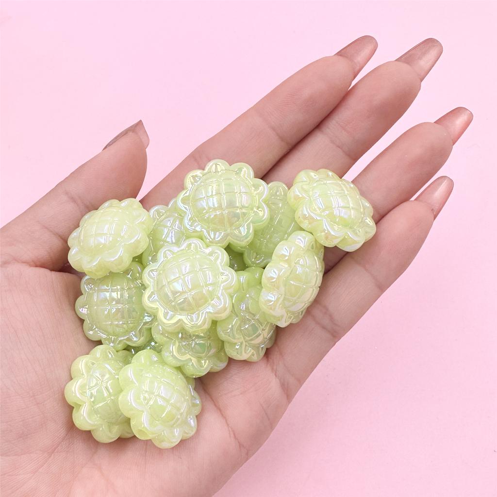 Home Party Supplies Creative Beaded Material Candy Color For Jewelry Making Creative Handmade Material DIY Accessories Sunflower Acrylic With Hole