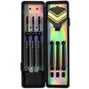 Hot Sale Iron Shafts and Brass Barrels Silver Iron Tip Darts with National Flag Flights 3 Pieces/Box