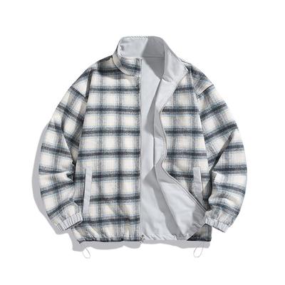 Double-sided Jacket Couple's Small Fragrant Style Japanese Fresh and Simple Style Sub-jacket Men