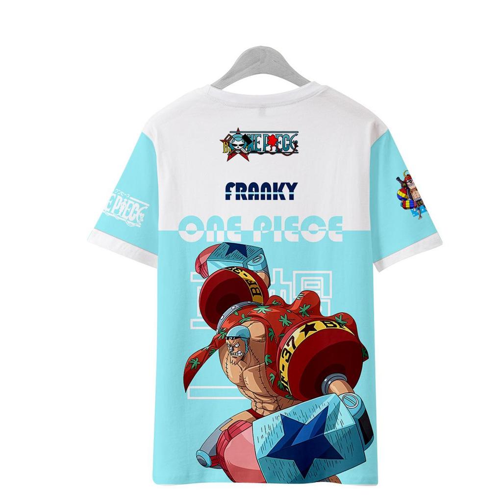 11 barev ONE PIECE Anime Dámské Pánské Trička Kreslený Potisk O-Výstřih Oversized Krátký Rukáv Módní Pánské Oblečení Streetwear