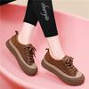 Leather thick-soled velvet casual sports women's shoes autumn and winter new board shoes fashionable and versatile