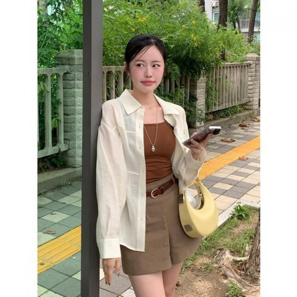 

Cc Collect Ribbon Strap Blouse C253msc008 CR/55