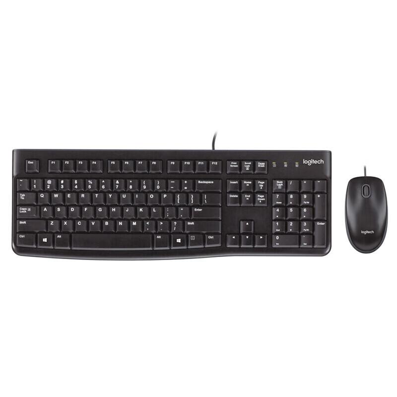 Logitech MK120 Wired USB Keyboard and Mouse Combo