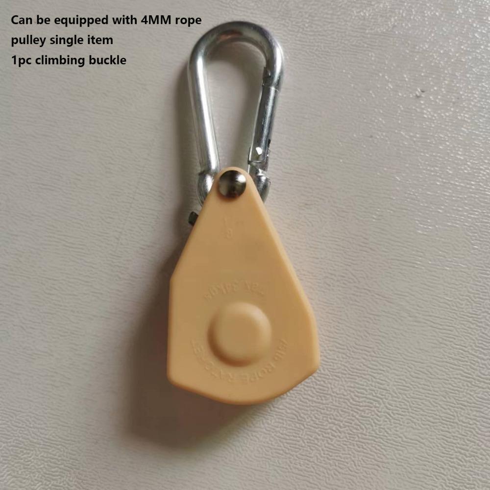 4mm*2m Tightener Fastening Pulley Ratchet Hangers Multicolors Awning Wind Rope Hook  Outdoor Tool
