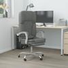 Vidaxl Foldable Massage Armchair, Dark Gray, Fabric Upholstered