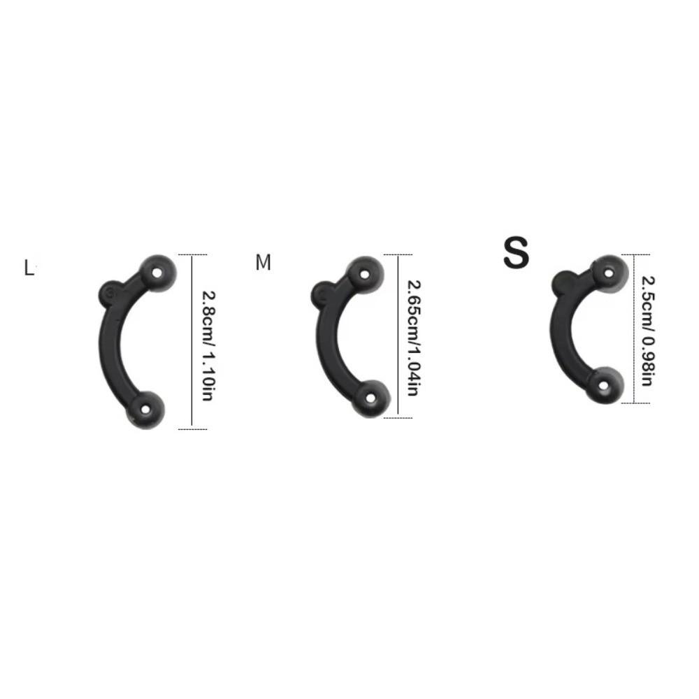 Invisible Nose Shaper 3 Size Pain Free Nose Straightener Acrylic Soft Nasal Bridge Straightener for Adults Teens Beauty Tools