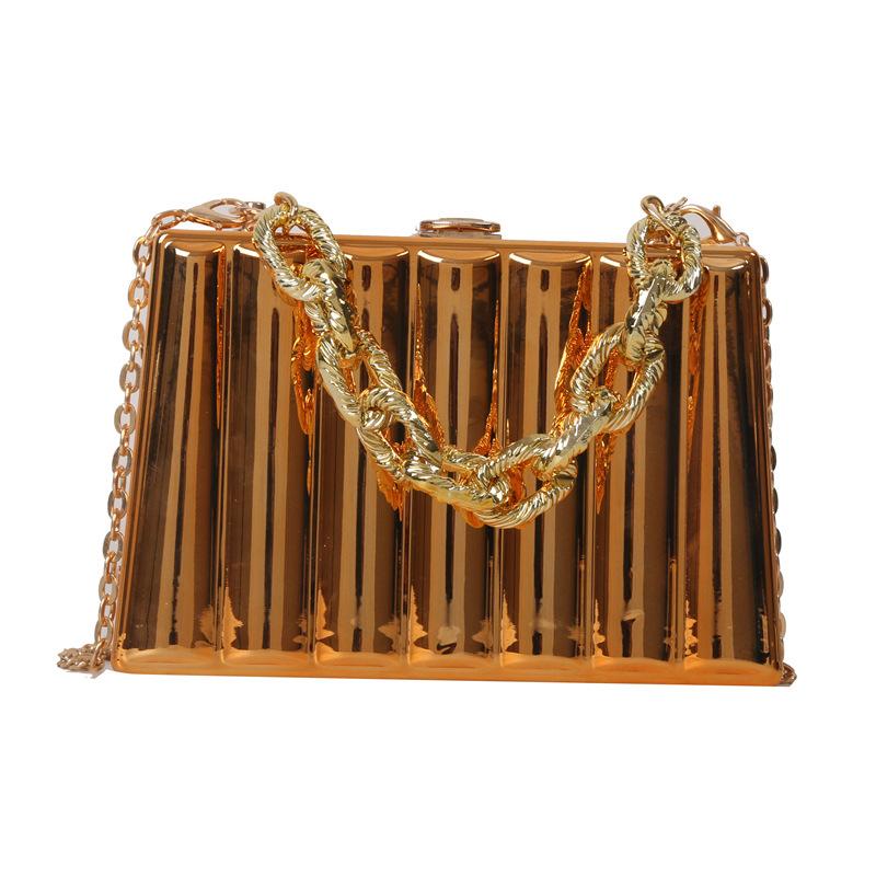 

Bags bag new 2025 European and American fashion ice crack personalized handbag women s acrylic messenger box bag