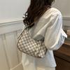 New Foreign Style Simple Shoulder Bag Casual Underarm Fashion Bag Women's 2024 European and American Commuter Crescent Bag Messenger Bag
