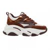 Womens/Ladies Progressive Suede Chunky Sole Trainers