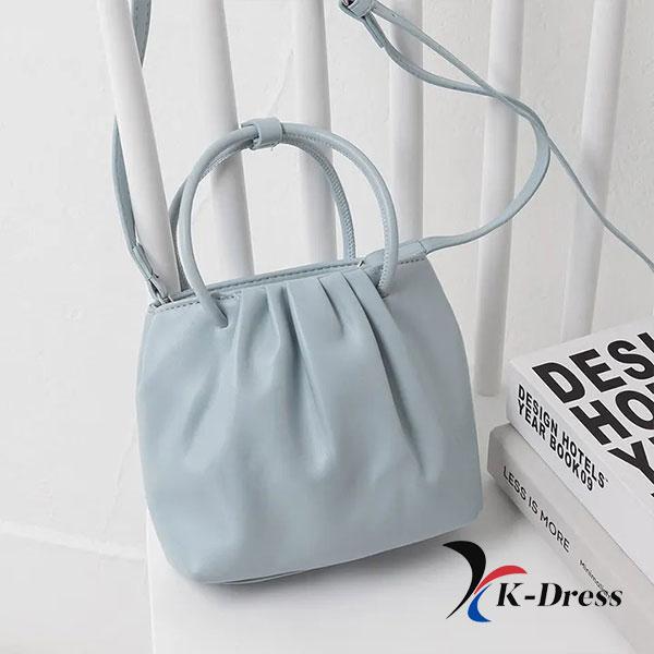 

Сумка-тоут із гофрованим хрестом (2 кольори) 22x16x6.5cm небо синє кольору