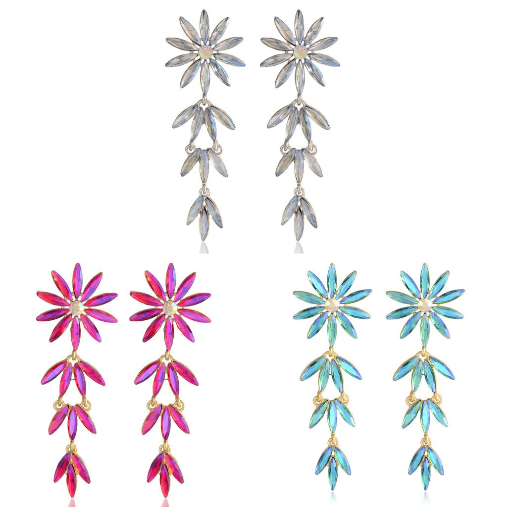 Style Geometric Alloy Long Earrings For Formal Events And Fashion Enthusiasts