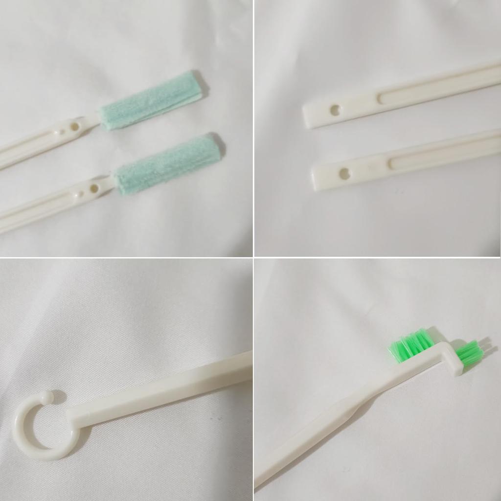 Coralpearl and Corner Cleaning Brush Mini with Thin Water Bottle Lid Bottle Lid Cleaning Detail Parts Cleaning Teapot Baby Bottle Cap Small Hole