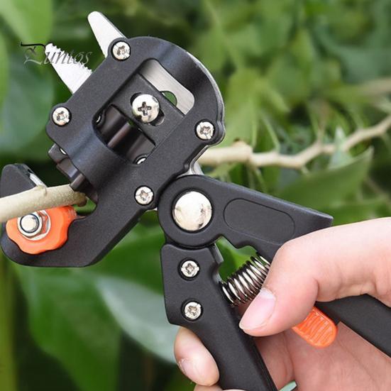 

Plant Grafting Scissor Professional 2-in-1 Gardening Graft Tool Heavy Duty Pruning Shears for Trimming Flowers Fruit Trees Shrubs чорний