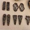 Set of Leopard Pattern Hair Accessories, BB Hair Clips, Y2K Millennium Trendy Leopard Print Hair Clip Collection, Holiday Present