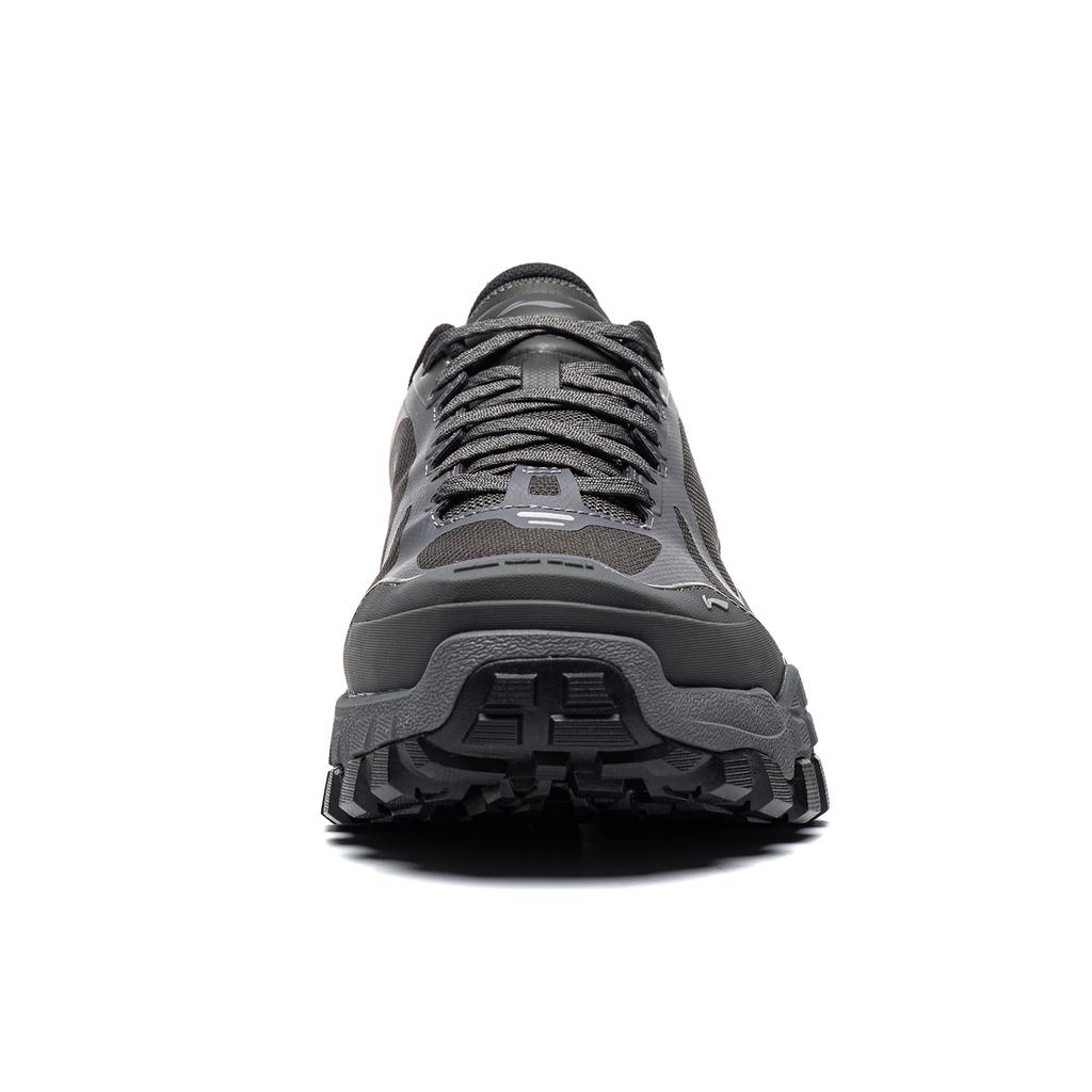 Men's Sneakers Li-Ning Outdoor CF Tracing, Linchuan Casual Shoes Unisex Low-top Dark Gray & Black