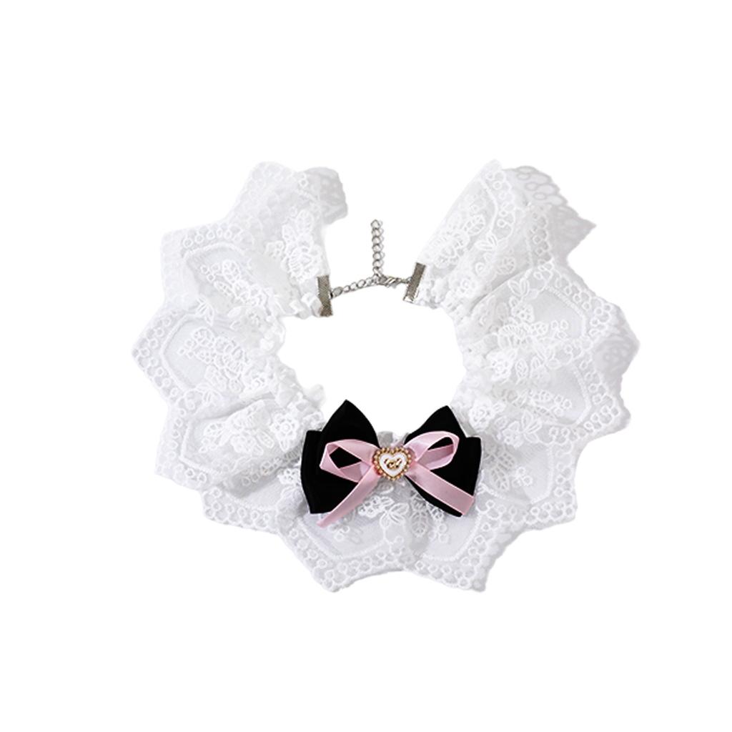 Pet Bib Bag Polyester Love Princess Wind Lace Pet Cat Scarf Dog Scarf Accessories Summer