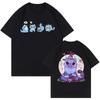 Printed Tiger T-shirt for Men and Women, Harajuku O-neck Casual Shirt Gift, Cute Tiger Fashion Summer Short Sleeved T-shirt