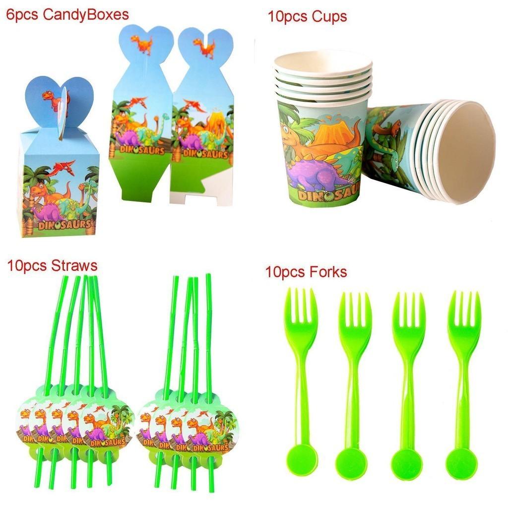 Charming Dinosaur Volcano Theme Party Decoration Kit For Memorable Kids Birthdays