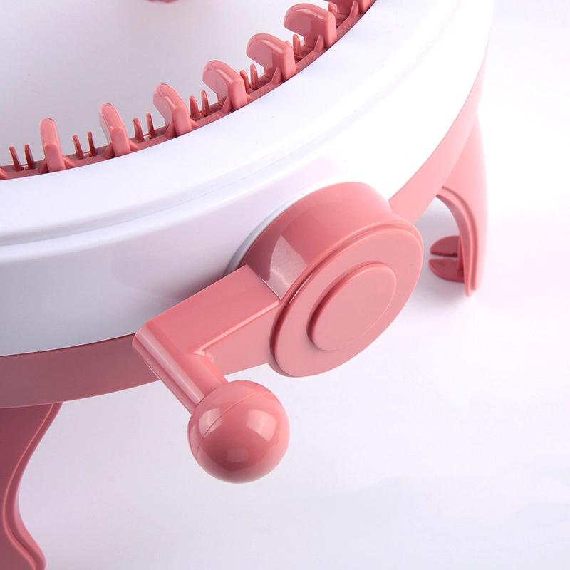 Dětská DIY ruční pletací hračka Vlněný stroj 48 jehel Kulatý válec Řemeslná sada Pro děti Pletací zábava a kreativita Skvělý dárek pro začátečníky