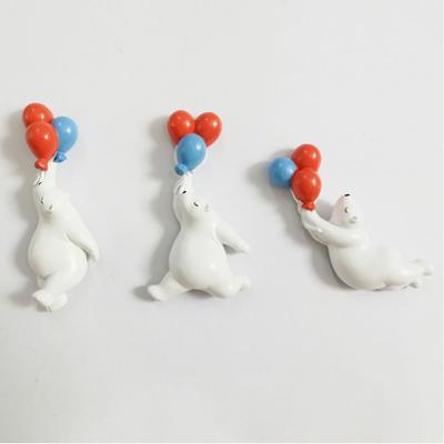 Refrigerator Magnet Cartoon Polar Bear Soft Magnetic Sticker Resin Decoration Cute Handicraft Creative Home Many Options
