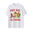 Red Hot Silly Peppers Funny Meme Graphic T Shirts Unisex Women Vintage Gothic Metal Rock Tshirt Unisexs Summer Casual Humor Tshirts