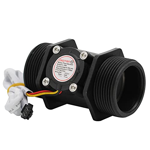 DIGITEN G1-1/2" 1.5" Water Flow Hall Sensor Switch Meter Flowmeter Control 10-150L/min Flow Rate Meter